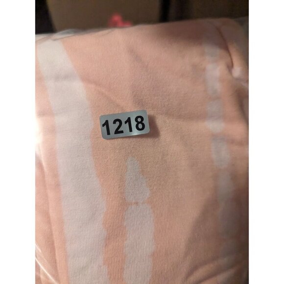 Mud Pie Women's Size Medium Peach Tye Dyed Long Maxi Dress Summer - Picture 14 of 15